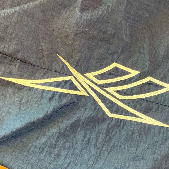 REEBOK MEN’S NAVY BLUE DRAWSTRING SWIM TRUNKS XXL GUC - Picture 5 of 13